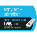 Ennyiért bármikor! Mobil Internet 1GB - 1980 Ft/hó