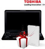 TOSHIBA Notebook ajándék külső HDD-vel!