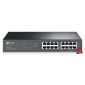 TP-LINK TL-SG1016PE 16 portos gigabites Easy Smart PoE switch 8 PoE+ csatlakozás