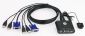 ATEN KVM Switch 2PC USB CS22U+Kábel