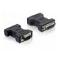 KÁBEL ÁTALAKÍTÓ Delock 65017 DVI 24+5pin anya ≻ VGA 15pin apa adapter