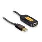 KAB Delock 82308 USB 2.0 aktív hosszabbító kábel - 5m