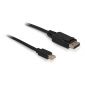 KAB Delock 82438 Mini Displayport - Displayport kábel - 1,8m