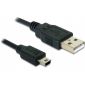 KAB Delock 82273 USB 2.0 - A/USBmini - B 5pin apa/apa kábel - 1m