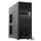 HÁZ Chieftec CQ-01B-U3-OP fekete mATX / ATX ház
