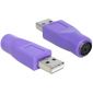 ADAPTER Delock 65461 PS/2 anya - USB-A apa adapter