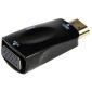 Gembird HDMI -> VGA Jack 3,5mm M/F adapter +audio fekete
